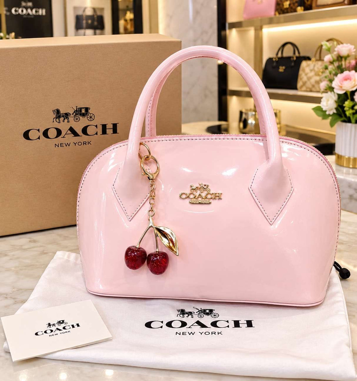 Coach Cherry Hand Bag